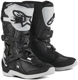 Resim Alpinestars TECH 3S Kros Genç Motosiklet Botu Beyaz Siyah 