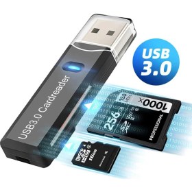 Resim Foxyn FXN-143 Tf USB Kart Okuyucu Bellek USB Mikro Sd Kart USB Adapter Çevirici 
