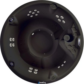 Resim SPA Jakuzi | 210cm Yuvarlak | 5 Kişilik | Sanacryl - 210x210 / Siyah / 5 Kişilik 