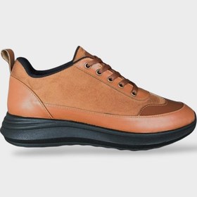 Resim Liger Bağcıklı Kadın Spor Sneaker Ayakkabı TABA 