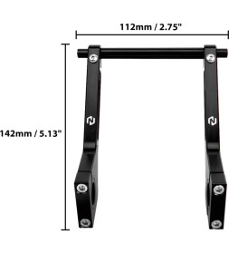Resim Enduro Supermoto Motosiklet Gps Navigasyon Roadbook F2R Laba7 Montaj Braketi 22-28MM 