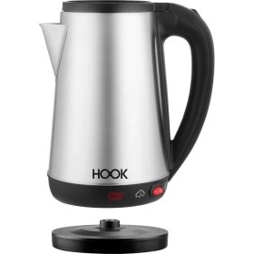 Resim Troya By Hook Inox Çaycı Elektrikli Çay Makinesi Kaliteli Paslanmaz Çelik Filtre (1.8l - 1500W) 