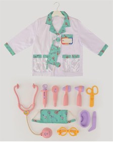Resim Lc Pembe Doktor Seti Ve Çocuk Kostümü 