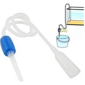 Resim Akvaryum Pompalı Dip Çekme Sifonu Dip Temizleme Sifonu 150 Cm 