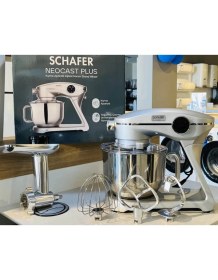 Resim Schafer Neocast Plus Kıyma Aparatlı Dijital Döküm Stand Mikser 6l-Gümüş 
