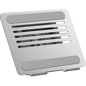 Resim Recci Rho-m25 360 Derece Dönebilen Katlanabilir Laptop Ve Notebook Standı Gri 