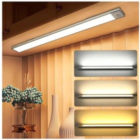 Resim Yenilzd Gece Lambası Ledli 3 Renk Kısılabilir Usb Şarjlı Sensörlü Alüminyum 