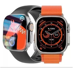 Resim Hw8 Ultra Çift Kordon 49mm - Siri Nfc Bluetooth Arama Konuşma - İos & Android Uyumlu Akıllı Saat 