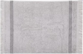 Resim Borla Gri Ayak Havlusu 50 x 70 cm 