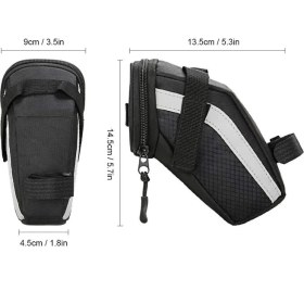 Resim B-Soul Bisiklet Çanta Elektrikli Scooter Koltuk Altı Sele Çantası Su Geçirmez 