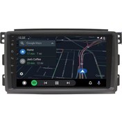 Resim Celali Tuning Mercedes Smart 2015-2018 Android 12 Carplay Navigasyon Multimedya - 4gb Ram 32gb Hdd 