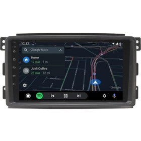 Resim Celali Tuning Mercedes Smart 2015-2018 Android 12 Carplay Navigasyon Multimedya - 4gb Ram 32gb Hdd 