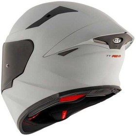 Resim KYT TT-REVO KASK PLAIN WHITE 