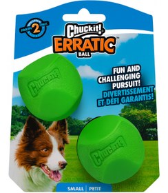 Resim Chuckit! Erratic Ball 2'li Köpek Oyun Topu Küçük Boy 