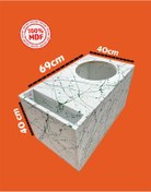 Resim ensilya 30CM SPL L PORT PROFESYONEL BAS KABİNİ MDF DEPREM ETKİLİ 
