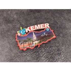 Resim Magnet Antalya Görseli Caretta Kule Turistik Buzdolabı Süsü Manyetik Mıknatıslı Hediyelik Eşya 