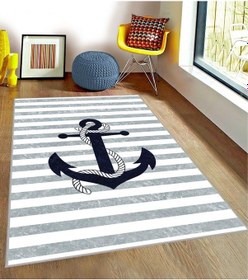 Resim Bebişim Denizci Çocuk Odası Halısı Çok Renkli 