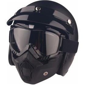 Resim Tex 710 Jet Kask Maskesi Motosıklet Kask Maskesi (384895065) 