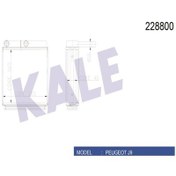 Resim Kale-0481811ab-228800 - Kalorifer Radyatörü Peugeot J9 J9 Premı 