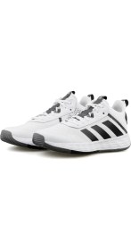 Resim Adidas Ownthegame 2.1 Beyaz Erkek Basketbol Ayakkabı Hafif Dış Materyal ile Yüksek Performans 