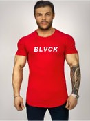 Resim Black İstanbul Black Baskılı Fitness T-shirt 