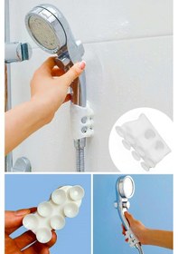 Resim 7 Vantuzlu Su Geçirmeyen Silikon Duş Başlığı Askı Tutucu Diğer 