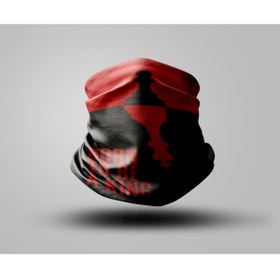 Resim Buffalo Yazı Tasarımlı Motorcu Buff Maske Outdoor Boyunluk Unisex Bandana 