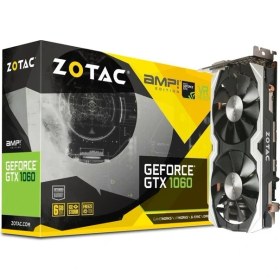 Resim Zotac AMP! Edition Nvidia GeForce GTX 1060 6GB 192Bit GDDR5 (DX12) PCI-E 3.0 Ekran Kartı ZT-P10600B-10M 
