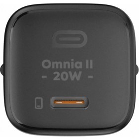 Resim AUKEY PA-B1T-BK 20W Omnia II Mini GaN PD QC 3.0 Type C Hızlı Şarj Adaptörü 