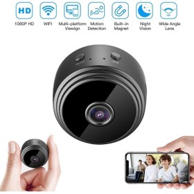 Resim JetTeknolojim Mini Wifi Kamera Güvenlik Kamerası-üstün Full Hd, Hareket Sensörü Gece Görüşü Kalite Kablosuz Kamera 