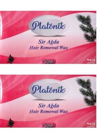 Resim Platonik Pudralı Pembe Kalıp Sir Ağda 400 G x 2 