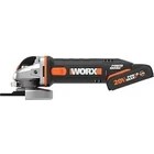 Resim WX800 20VOLT 2.0 Ah. Li-Ion Çift Akülü 115MM Profesyonel Şarjlı Avuç Taşlama 