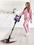 Resim INSE S10X Cordless Vacuum Cleaner Şarjlı Dikey Süpürge Mor 