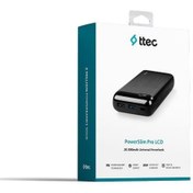 Resim ttec PowerSlim Pro LCD 20.000 mAh PD 20W Taşınabilir Şarj Aleti \u002F Powerbank USB-C Giriş\u002FÇıkış 2BB186S Siyah 