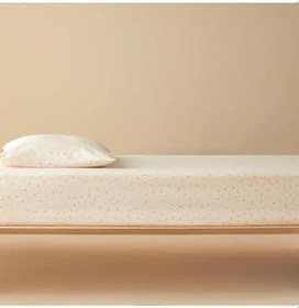Resim Mini Dots Pamuklu Bebe Lastikli Çarşaf Pudra 70x140 cm, 10043970005 