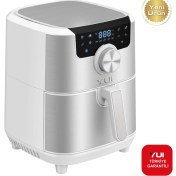 Resim Dokunmatik Ekranlı 4,5 Lt Yağsız Fritöz, 1500W, Güçlü ve Kullanışlı, Türkiye Garantili 