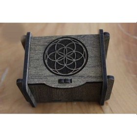 Resim Değerli Taş - Pandül & Takı Saklama Kutusu Küçük Boy Yaşam Tohumu (551974976) 