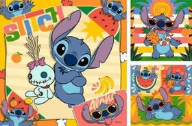 Resim Ravensburger 3x49 Parça Puzzle Disney Stitch 120041146 
