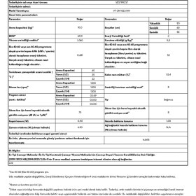 Resim Vestfrost Vf cm 1022 Inv C Enerji Sınıfı 10 kg 1200 Devir Çamaşır Makinesi 