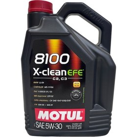 Resim Motul 8100 X-clean Efe 5w30 Dexos2 Partiküllü Motor Yağı 5lt 2024 Üretim 