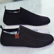Resim Erkekler için Retro Slip-On Loaferlar - Nefes Alabilen Kumaş Üst, Kaymaz Kauçuk Taban, Rahat Yuvarlak Burun - Günlük Yürüyüş için İlkbahar/Yaz Casual & İş Görünümlü Ayakkabılar, Vintage Ayakkabılar, Şık Stil, Dayanıklı Taban, Yazlık Gardırop 