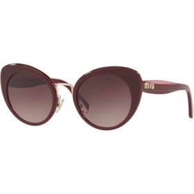 Resim Miu Miu 06Ts 40Z150 Bordo Kadın Güneş Gözlüğü 
