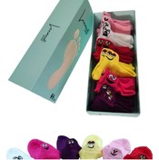 Resim Leement socks Çocuk 6 Çift Imojili Kısa Patik Çorap Burun Dikişsiz 