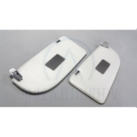 Resim 2 x VW CADDY 2K1 2003-2010 TAVAN İÇ GÜNEŞLİK ÖN SOL-SAĞ GRİ 