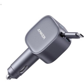 Resim Anker Nano Araç Şarj Cihazı (75W, USB-C Portu, Dahili USB-C Kablo) - Siyah - A2738 