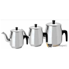 Resim Aliminyum Kahveci ve Semaver Demlikleri 1 Adet-4 No Demlik 