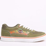 Resim Harley Davidson Gri Erkek Deri Sneaker PROVIDENCE Harley Davidson