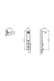 Resim Artema Vitra A45811 Move Masajlı Duş Sistemi 