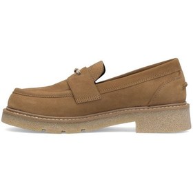 Resim Elit Genevra Kadın Hakiki Nubuk Deri Casual Ayakkabı Taba Taba 