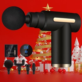 Resim Yenilenmiş Taşınabilir Masaj Tabancası, LCD Ekran ve USB Şarj Edilebilir Kas Masajı ile Dört Parça Set içerir. Dört Renk ve Dört Eklem ile Spor ve Açık Hava Elektronikleri için Uygun. Bu Mini Taşınabilir Masaj Aleti, Çeşitli Tatiller için Harika Bir Hediye Olarak Uygundur. 